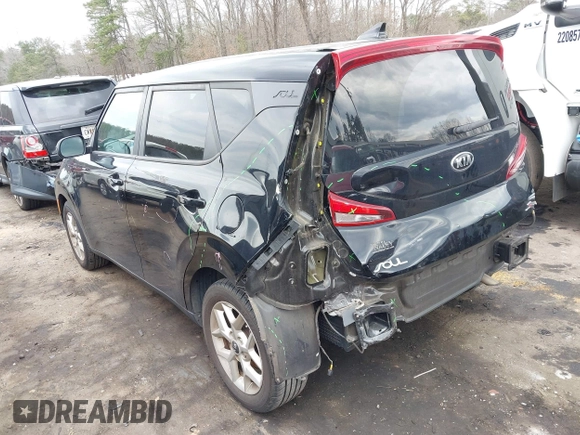 2020 Kia Soul S with VIN KNDJ23AU9L7064275, listed as a IAAI auction lot 41694210 with 75,410 mi miles. Bid and sale history available at carsss.com. Image 3.