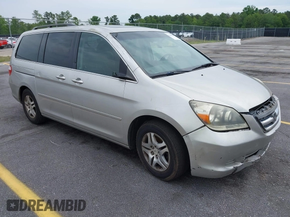 2007 Honda Odyssey EX-L z VIN 5FNRL38647B426620, wystawiony jako IAAI lot #42059093 z przebiegiem 258 622 mil mil oraz . Historia ofert i sprzedaży dostępna na DreamBid. Obrazek 1.