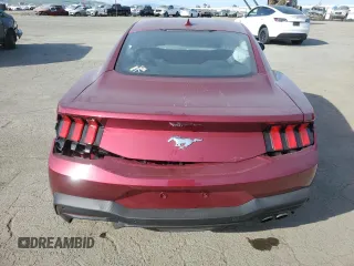 2025 Ford Mustang EcoBoost with VIN 1FA6P8TH0S5100164, listed as a Copart auction lot 48850775 with 1,697 mi miles and Salvage Title. Bid and sale history available at carsss.com. Image 6.