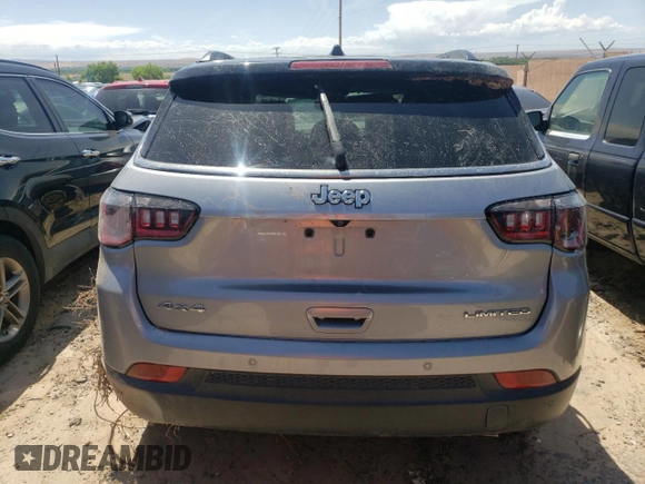 2021 Jeep Compass Limited with VIN 3C4NJDCB4MT595578, listed as a Copart auction lot 57837145 with Not provided miles and Salvage title. Bid and sale history available at DreamBid. Image 6.