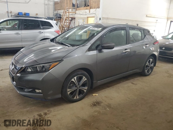 2020 Nissan LEAF SV Plus with VIN 1N4BZ1CP7LC311088, listed as a Copart auction lot 48157795 with 37,181 mi miles and Salvage Title. Bid and sale history available at DreamBid. Image 1.