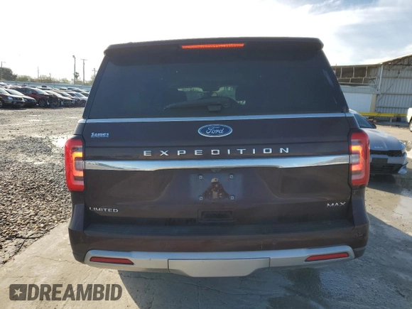 2024 Ford Expedition Max Limited with VIN 1FMJK2A86REA34602, listed as a Copart auction lot 88928385 with 9,781 mi miles and Salvage title. Bid and sale history available at DreamBid. Image 6.
