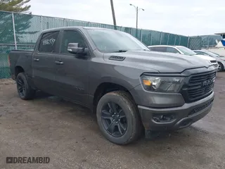 2020 Ram 1500 Big Horn with VIN 1C6RRFFG7LN110966, listed as a IAAI auction lot 41482599 with 86,841 mi miles. Bid and sale history available at carsss.com. Image 1.