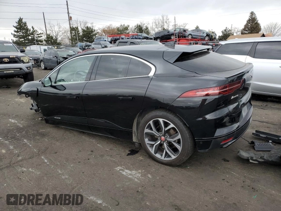 2019 Jaguar I-Pace HSE with VIN SADHD2S13K1F61760, listed as a Copart auction lot 89027055 with 46,924 mi miles and Salvage title. Bid and sale history available at DreamBid. Image 2.