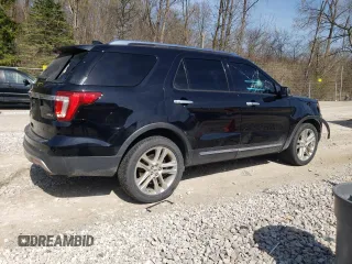 2016 Ford Explorer Limited with VIN 1FM5K8F83GGC97869, listed as a Copart auction lot 52881545 with 124,424 mi miles and Salvage Title. Bid and sale history available at DreamBid. Image 3.