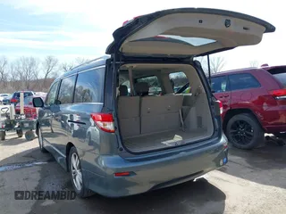 2012 Nissan Quest SL with VIN JN8AE2KP2C9031282, listed as a IAAI auction lot 41868868 with 179,819 mi miles. Bid and sale history available at carsss.com. Image 3.