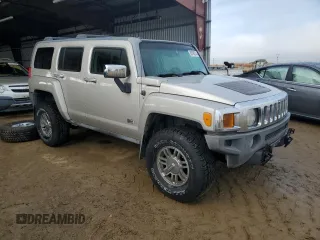 2007 Hummer H3 SUV with VIN 5GTDN13E178176012, listed as a Copart auction lot 85798514 with 239,642 mi miles and Clean Title. Bid and sale history available at DreamBid. Image 4.