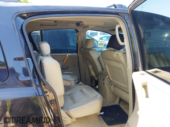 2006 Infiniti QX56 with VIN 5N3AA08AX6N814783, listed as a IAAI auction lot 42029637 with 1 mi miles. Bid and sale history available at carsss.com. Image 8.