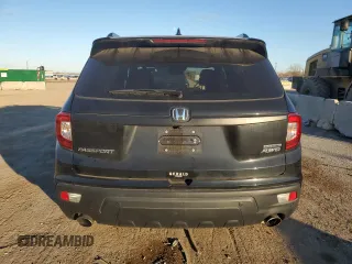 2021 Honda Passport Touring with VIN 5FNYF8H98MB019552, listed as a Copart auction lot 80360194 with 39,173 mi miles and Salvage Title. Bid and sale history available at carsss.com. Image 6.
