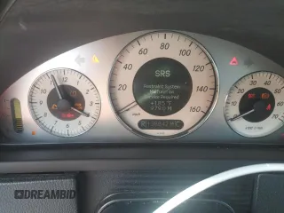 2008 Mercedes-Benz CLK 350 with VIN WDBTK56F68F253444, listed as a Copart auction lot 62065344 with 138,842 mi miles and Salvage title. Bid and sale history available at DreamBid. Image 9.