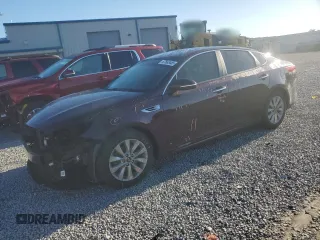 2016 Kia Optima LX z VIN 5XXGT4L31GG076161, wystawiony jako Copart lot #57663455 z przebiegiem 153 759 mil mil oraz Szkoda całkowita • Salvage title. Historia ofert i sprzedaży dostępna na DreamBid. Obrazek 1.