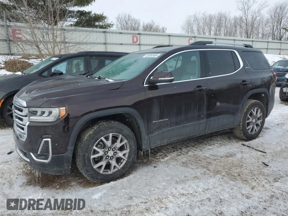 2020 GMC Acadia SLT with VIN 1GKKNULS0LZ175173, listed as a Copart auction lot 43454955 with 69,273 mi miles and Salvage title. Bid and sale history available at DreamBid. Image 1.