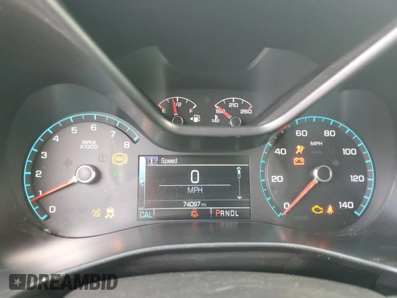 2018 Chevrolet Colorado 2WD LT with VIN 1GCGSCEN6J1141911, listed as a Copart auction lot 49085795 with 74,097 mi miles and Salvage Title. Bid and sale history available at DreamBid. Image 9.