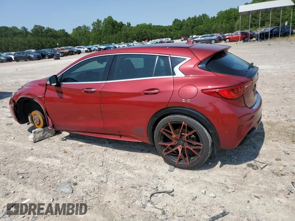 2017 Infiniti QX30 Sport with VIN SJKCH5CP8HA023671, listed as a Copart auction lot 58392695 with 113,602 mi miles and Salvage title. Bid and sale history available at DreamBid. Image 2.