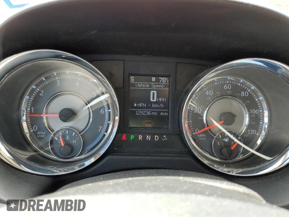 2011 Chrysler Town & Country Touring L with VIN 2A4RR8DG1BR645679, listed as a Copart auction lot 69432794 with 129,236 mi miles and Salvage Title. Bid and sale history available at DreamBid. Image 9.