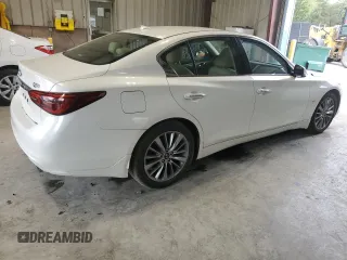 2020 Infiniti Q50 Luxe z VIN JN1EV7AR5LM251190, wystawiony jako Copart lot #57775625 z przebiegiem 47 916 mil mil oraz Szkoda całkowita • Salvage title. Historia ofert i sprzedaży dostępna na DreamBid. Obrazek 3.