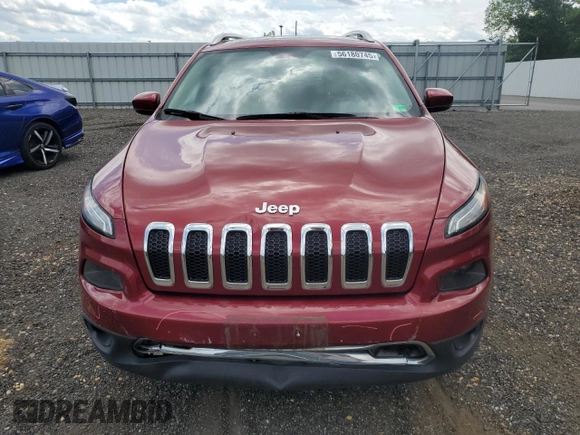 2017 Jeep Cherokee Limited z VIN 1C4PJMDB4HW599461, wystawiony jako Copart lot #56180745 z przebiegiem 42 874 mil mil oraz Szkoda całkowita • Salvage title. Historia ofert i sprzedaży dostępna na DreamBid. Obrazek 5.