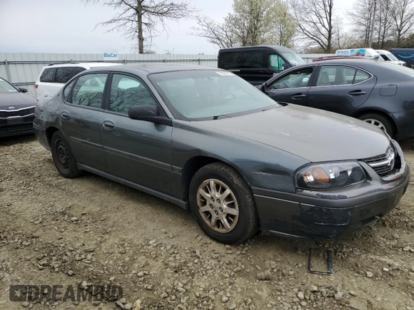 2004 Chevrolet Impala with VIN 2G1WF52E749393630, listed as a Copart auction lot 52532755 with 162,043 mi miles and Salvage Title. Bid and sale history available at carsss.com. Image 4.