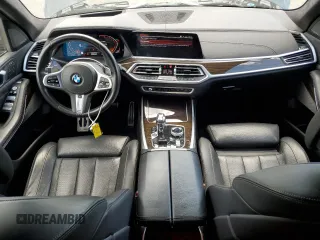 2019 BMW X7 xDrive50i with VIN 5UXCX4C59KLS38632, listed as a Copart auction lot 51963025 with 56,346 mi miles and Salvage Title. Bid and sale history available at carsss.com. Image 8.