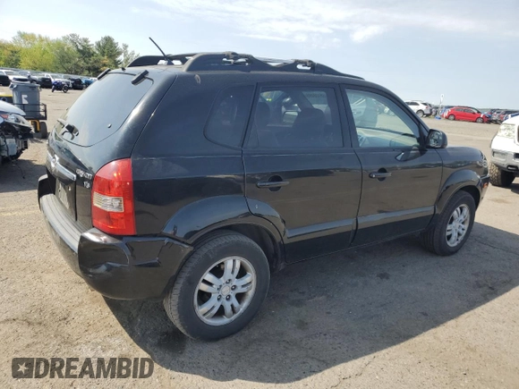 2006 Hyundai Tucson GLS with VIN KM8JN12D46U275248, listed as a Copart auction lot 55128495 with 129,207 mi miles and Clean Title. Bid and sale history available at carsss.com. Image 3.