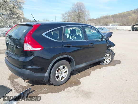 2014 Honda CR-V LX with VIN 2HKRM4H36EH721502, listed as a IAAI auction lot 42070358 with 129,319 mi miles. Bid and sale history available at carsss.com. Image 4.
