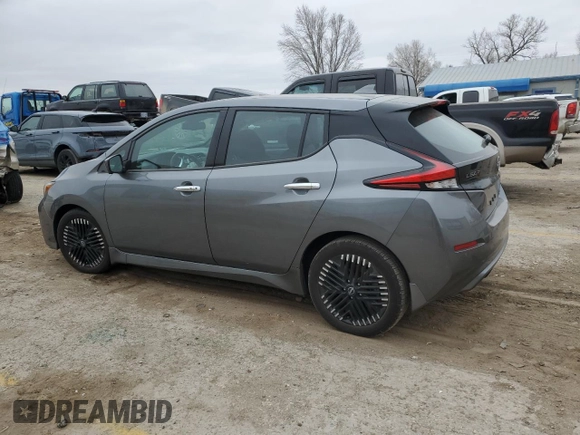 2024 Nissan LEAF SV Plus z VIN 1N4CZ1CV4RC551131, wystawiony jako Copart lot #87374394 z przebiegiem Nie podano mil oraz Szkoda całkowita • Salvage title. Historia ofert i sprzedaży dostępna na DreamBid. Obrazek 2.