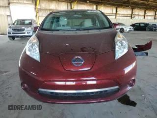 2016 Nissan LEAF S with VIN 1N4BZ0CP1GC311538, listed as a Copart auction lot 52048165 with 75,060 mi miles and Salvage Title. Bid and sale history available at carsss.com. Image 5.