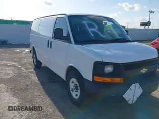 2014 Chevrolet Express Cargo Van with VIN 1GCWGFCAXE1206912, listed as a IAAI auction lot 41700273 with 177,348 mi miles. Bid and sale history available at carsss.com. Image 6.