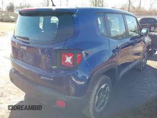 2016 Jeep Renegade Sport with VIN ZACCJBAW1GPC59187, listed as a IAAI auction lot 41699358 with 121,151 mi miles. Bid and sale history available at carsss.com. Image 4.