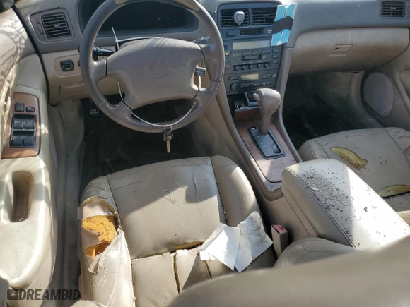 1998 Lexus ES 300 Luxury Sport Sdn with VIN JT8BF28G4W0091267, listed as a Copart auction lot 51188585 with 0 mi miles and Clean Title. Bid and sale history available at carsss.com. Image 8.