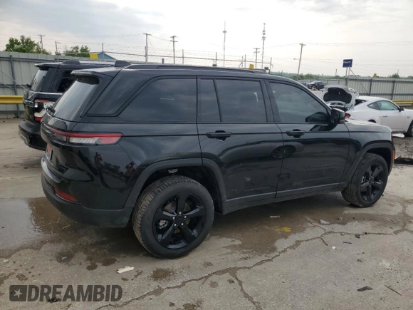 2025 Jeep Grand Cherokee Limited with VIN 1C4RJHBG9SC316771, listed as a Copart auction lot 58943495 with 860 mi miles and Salvage title. Bid and sale history available at DreamBid. Image 3.