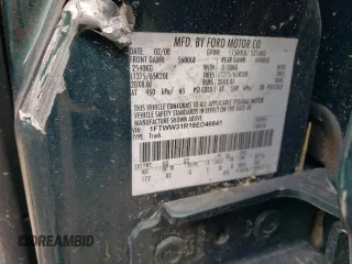 2008 Ford F-350 XL с VIN 1FTWW31R18ED46841, выставлен на аукционе Copart как лот 55719364 с пробегом Не указан миль и Списание • Salvage title. История ставок и продаж доступна на DreamBid. Изображение 12.