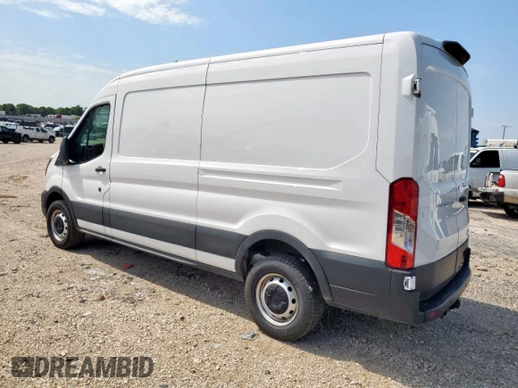 2023 Ford Transit Cargo with VIN 1FTBW9C89PKB88609, listed as a Copart auction lot 63399805 with 25,083 mi miles and Salvage title. Bid and sale history available at DreamBid. Image 2.