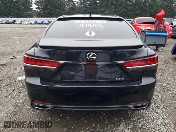 2018 Lexus LS 500 z VIN JTHC51FF3J5001811, wystawiony jako Copart lot #89018805 z przebiegiem 34 304 mil mil oraz Szkoda całkowita • Salvage title. Historia ofert i sprzedaży dostępna na DreamBid. Obrazek 6.