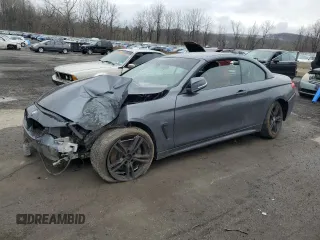2015 BMW 4 Series 435i xDrive with VIN WBA3T7C56FP942328, listed as a Copart auction lot 52410695 with Not provided miles and Salvage title. Bid and sale history available at DreamBid. Image 1.