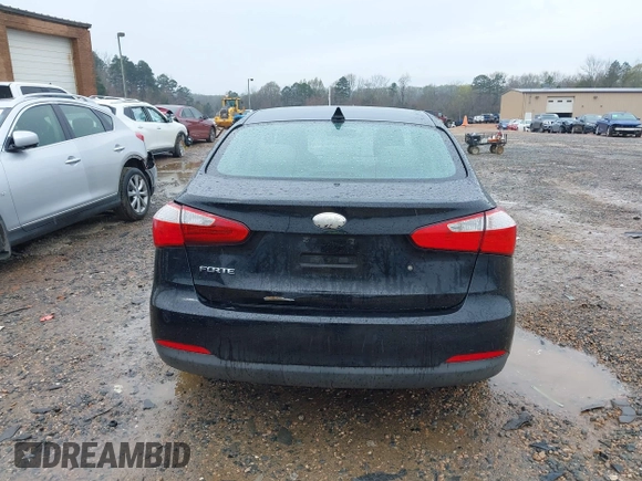 2014 Kia Forte LX with VIN KNAFK4A60E5171921, listed as a IAAI auction lot 41863618 with 105,076 mi miles. Bid and sale history available at carsss.com. Image 16.