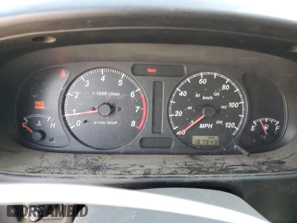 2000 Isuzu Rodeo S with VIN 4S2CK58W7Y4309261, listed as a Copart auction lot 54000775 with 187,949 mi miles and Salvage title. Bid and sale history available at DreamBid. Image 9.