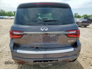 2022 Infiniti QX80 Premium Select z VIN JN8AZ2AF0N9744083, wystawiony jako Copart lot #58592195 z przebiegiem 4004 mil mil oraz Szkoda całkowita • Salvage title. Historia ofert i sprzedaży dostępna na DreamBid. Obrazek 6.