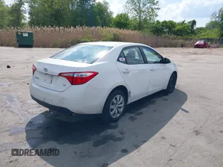 2016 Toyota Corolla L with VIN 2T1BURHE0GC612782, listed as a IAAI auction lot 42186528 with 200,942 mi miles and . Bid and sale history available at DreamBid. Image 4.