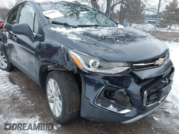 2018 Chevrolet Trax Premier with VIN 3GNCJRSB2JL267942, listed as a IAAI auction lot 41190953 with 39,918 mi miles. Bid and sale history available at carsss.com. Image 19.
