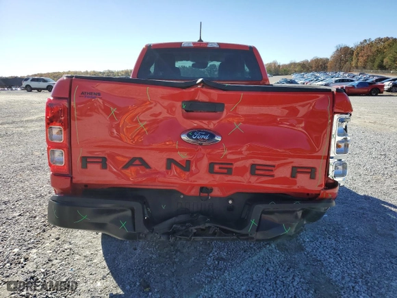 2022 Ford Ranger XL with VIN 1FTER1EH8NLD41152, listed as a Copart auction lot 81456204 with 56,857 mi miles and Salvage Title. Bid and sale history available at carsss.com. Image 6.