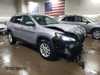 2019 Jeep Cherokee Latitude with VIN 1C4PJMCB3KD255284, listed as a Copart auction lot 46167495 with 95,166 mi miles and Salvage Title. Bid and sale history available at carsss.com. Image 4.
