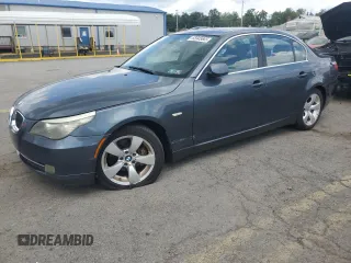 2008 BMW 5 Series 528i with VIN WBANU53548CT01523, listed as a Copart auction lot 65945665 with 210,790 mi miles and Salvage title. Bid and sale history available at DreamBid. Image 1.