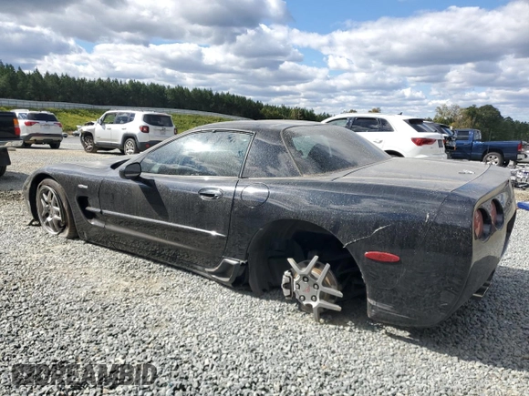 2003 Chevrolet Corvette Z06 with VIN 1G1YY12SX35132165, listed as a Copart auction lot 75960994 with 145,382 mi miles and Salvage Title. Bid and sale history available at carsss.com. Image 2.