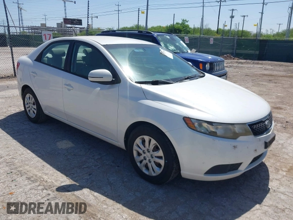 2013 Kia Forte EX with VIN KNAFU4A23D5726320, listed as a IAAI auction lot 42075154 with 160,416 mi miles. Bid and sale history available at carsss.com. Image 1.