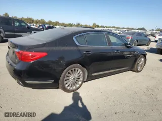 2015 Kia K900 Luxury with VIN KNALW4D4XF6022817, listed as a Copart auction lot 75312294 with NaN miles and Clean Title. Bid and sale history available at carsss.com. Image 3.