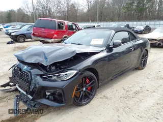 2021 BMW 4 Series M440i with VIN WBA53AT07MCH13853, listed as a IAAI auction lot 41788733 with 53,518 mi miles and . Bid and sale history available at DreamBid. Image 19.