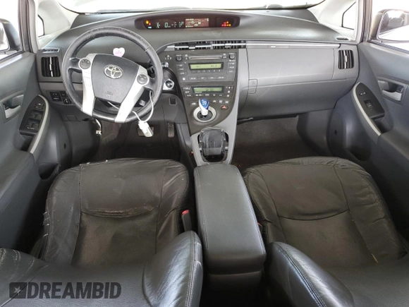 2010 Toyota Prius II with VIN JTDKN3DU9A0100687, listed as a Copart auction lot 53878485 with 214,567 mi miles and Salvage Title. Bid and sale history available at carsss.com. Image 8.