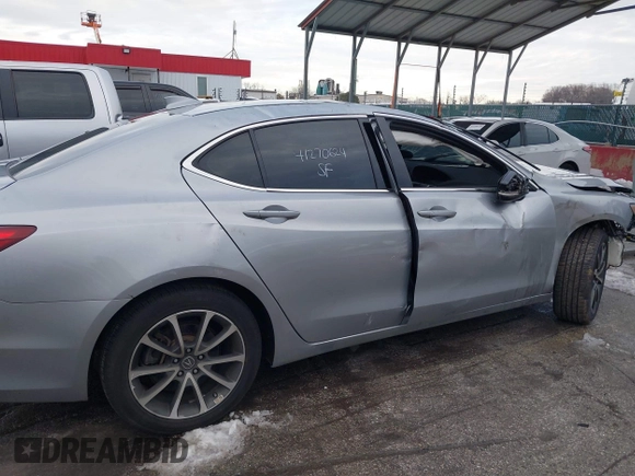 2017 Acura TLX V6 w/Technology Pkg with VIN 19UUB2F52HA007064, listed as a IAAI auction lot 41270624 with 55,509 mi miles. Bid and sale history available at carsss.com. Image 20.