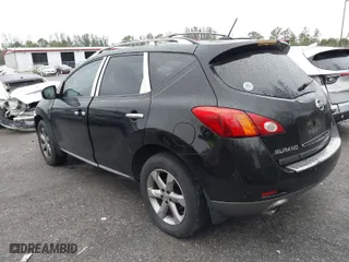2009 Nissan Murano S with VIN JN8AZ18U29W104625, listed as a IAAI auction lot 41377201 with 217,978 mi miles. Bid and sale history available at carsss.com. Image 3.